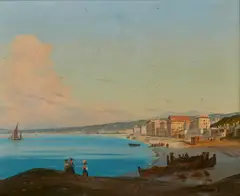 Ippolito Caffi, Veduta di Nizza