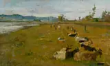 Ludovico Tommasi, Capre al pascolo sull’Arno
