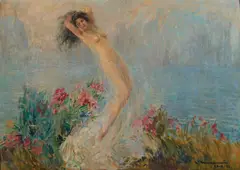 Cipriano Antonio Mannucci, Scena allegorica con figura femminile