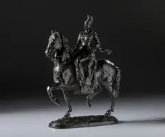 Isabella di Baviera a cavallo by Emmanuel Frémiet, sculpture, sold Jun 2026