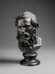Vincenzo Gemito, Testa di filosofo, sculpture
