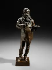 Vincenzo Gemito, Ritratto di Ernest Meissonier, sculpture