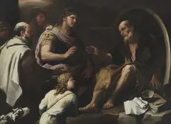 Luca Giordano, Alessandro Magno e Diogene