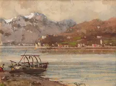 Lorenzo Gignous, Veduta del Lago Maggiore