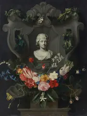 Daniel Seghers, Busto di fanciullo entro ghirlanda di fiori