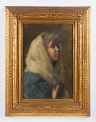 Virgilio Ripari, Figura femminile velata