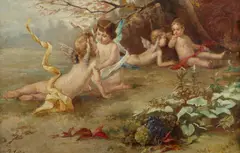Franz Lefler, Puttini in una radura
