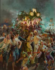 Bozzetto per 'Piedigrotta' by Ugo Matania, sold Apr 2026