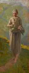 Filadelfo Simi, Fanciulla con fiori in grembo