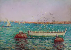 Filiberto Minozzi, Boa con gabbiani - Karaci