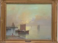 Nicolas De Corsi, Marina con pescherecci