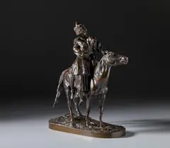 Da un modello di Eugeni Alexandrovich Lanceray, Il bacio d'addio, sculpture