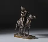 Il bacio d'addio by Da un modello di Eugeni Alexandrovich Lanceray, sculpture, sold Apr 2026