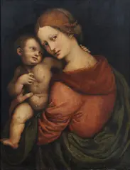 Ambito di Giovanni Pietro Rizzoli Detto Giampietrino, Madonna con Bambino