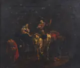 Scena galante by Ambito di Nicolaes Berchem, sold Feb 2026