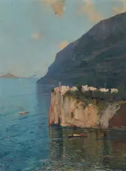 Veduta di Vico Equense by Oscar Ricciardi, sold Feb 2026