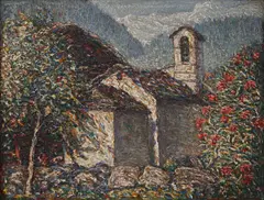 Chiesetta al sole - Alagna by Filiberto Minozzi, sold Feb 2026