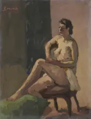 Giovanni March, Nudo di donna seduta
