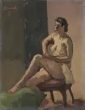 Giovanni March, Nudo di donna seduta