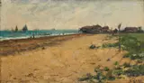 Guglielmo Ciardi, Veduta del litorale presso la Laguna di Venezia