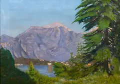 Carlo Erba, Bellagio vista da Menaggio