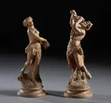 Satiro e Baccante by Da un modello di Claude Michel Clodion, sculpture, sold Feb 2026