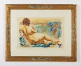 George Grosz, FEMALE NUDE, CAPE COD