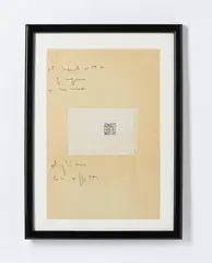 SENZA TITOLO (FRANCESCO COSSIGA) by Alighiero Boetti, sold Sep 2025