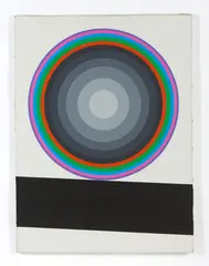 SEGNALE IMMAGINARIO IN FUGA by Eugenio Carmi, sold Sep 2025