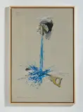 Fabrizio Plessi, PROGETTO N.1226 (POSSIBILITA' DI SEGARE CON UNA SEGA A MANO UN GETTO D'ACQUA POTABILE CALDA)