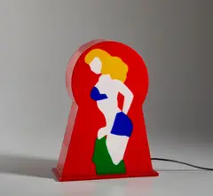 SENZA TITOLO by Marco Lodola, sculpture, sold Sep 2025