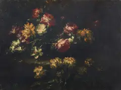 Margherita Caffi, Attribuito a. Natura morta con fiori