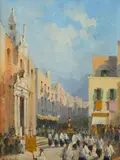 Nicolas De Corsi, Processione religiosa in città