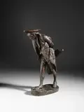 Giovanni Battista Amendola, Visita al villaggio, sculpture