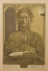 Adolfo de Carolis, Dante Alighieri (Dante Adriacus), print (other)