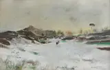 Giuseppe Casciaro, Paesaggio sotto la neve