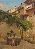 Tommaso Dal Pozzo, In cortile