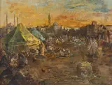 Pompeo Mariani, Mercato al Cairo