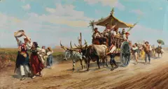 Pietro Gabrini, Corteo agreste nella Campagna Romana