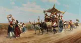 Pietro Gabrini, Corteo agreste nella Campagna Romana