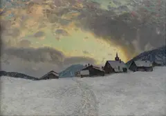 Cesare Maggi, Tramonto al Monginevro