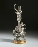 Eugenio Avolio, Nettuno sovrastante tritoni, delfini e cavalli marini, sculpture