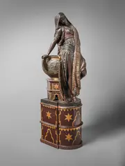 Figura femminile orientale con anfora by Arthur Waagen, sculpture, sold Dec 2025