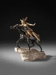 Claire Colinet, Verso l'ignoto (Valchiria), sculpture