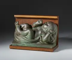Arrigo Minerbi, Figura di bimbo in fasce ('Pupo'), sculpture