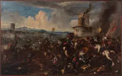 Francesco Monti Detto Il Brescianino Delle Battaglie, Scena di battaglia