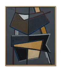 Alberto Magnelli, SUR FOND GRIS N.10