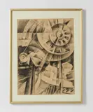 Tullio Crali, COMPLESSITA' DI UN MOTORE A REAZIONE (1940 ca.)