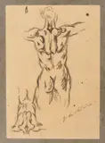 Giorgio de Chirico, STUDIO DI NUDO MASCHILE