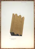 Cesare Tacchi, SEGMENTO DI CORNICE MODULARE. STUDIO N.1